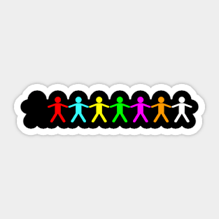 holding hands Sticker